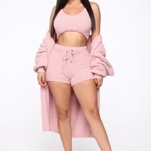 Muave fuzzy set - 3 piece